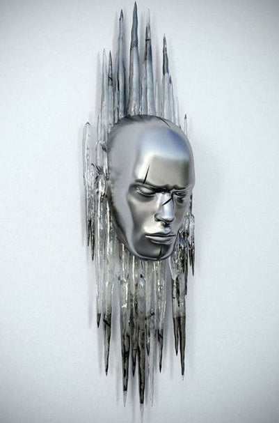 Metal Statue Art Canvas Poster