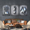 Metal Statue Art Canvas Poster