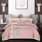 4-Piece Cotton Embroidered Bedding Set